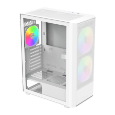 Корпус Montech X2 PLUS (W) ATX/Micro-ATX/Mini-ITX 1xUSB3.0 1xUSB2.0 1xType-C 1xAudio Белый 37076