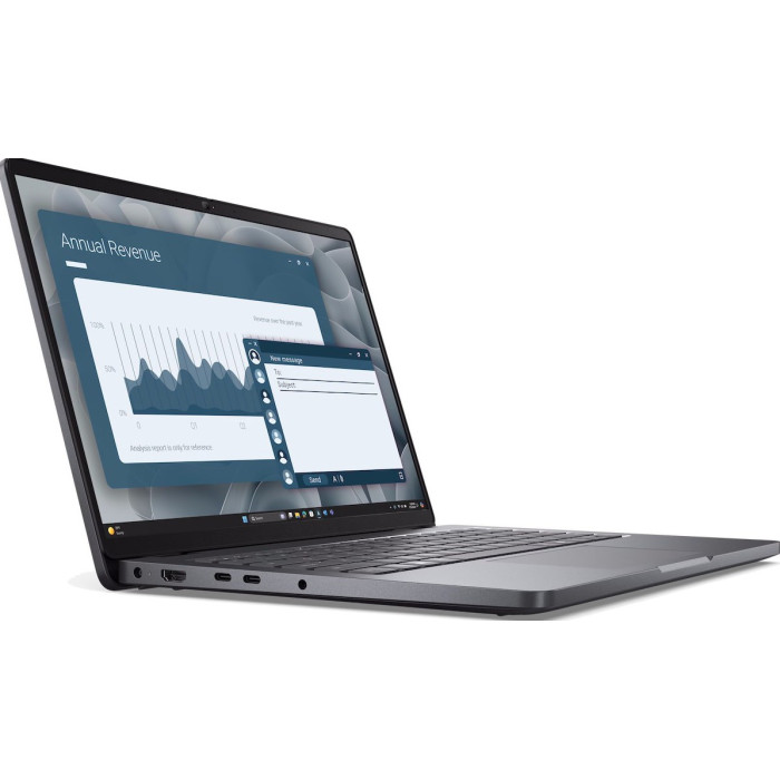 Ноутбук Dell/Pro 14 PC14255/3г/Ryzen AI 7 Pro/350/2 GHz/16 Gb/SSD/1024 Gb/No ODD/Radeon/860M/14 ''/1920x1200/Windows 11/Pro/64/Fingerprint Reader/Сере
