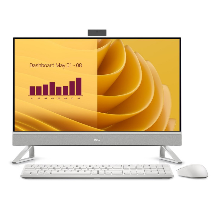 Dell 27 All-in-One EC27250/Core 7-150U/16GB/512GB SSD/27.0' FHD/Intel Graphics/Cam/WLAN + BT/Wireless Kb & Mouse/W11Pro/1YwBS