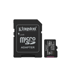 Карта памяти MicroSD 128GB Class 10 UHS-I Kingston SDCS3/128GB<br>Карта памяти Canvas Select Plus microSD от Kingston обеспечивает надежную производительность со скоростью до 150 МБ/с1 и совместима с камерами и Android-устройствами. С производительностью 