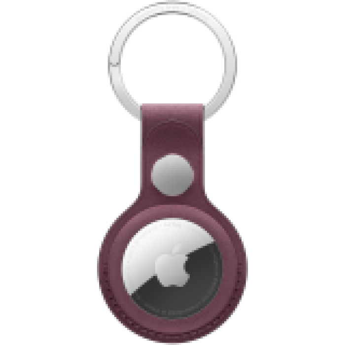 AirTag FineWoven Key Ring - Mulberry<br>