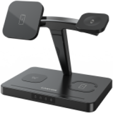 CANYON wireless charger WS-404 15W 4in1 Black<br>