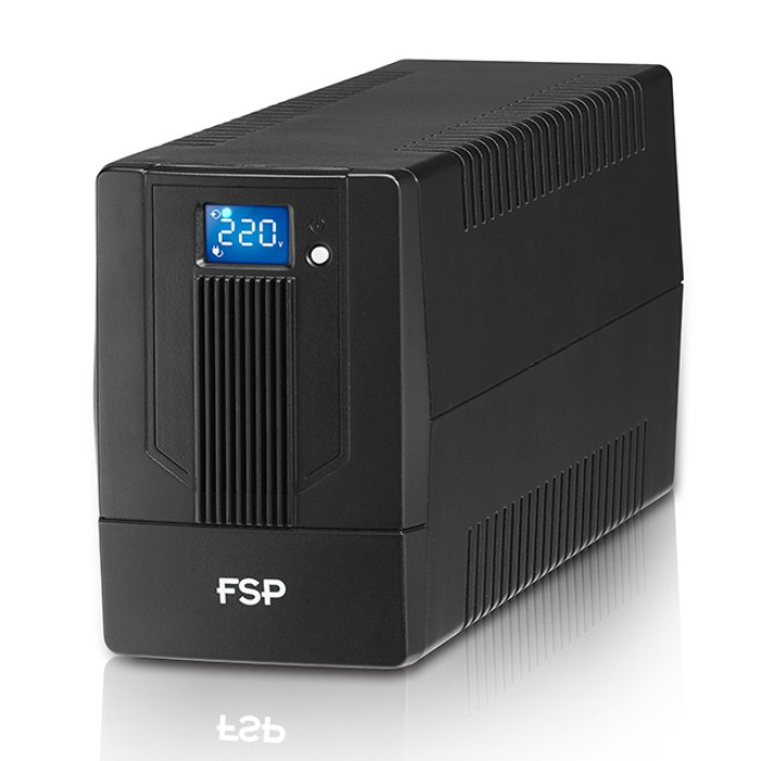 ИБП FSP iFP 1000 600W/батареи 12V 7Ahx2/2xUSB/RJ45/4 розетки Euro/ЖК дисплей<br>332939