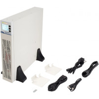 ИБП Ippon Na+ RTA 2000 2000W/Rack online/батарея 12V 4,8Ah*6/USB-B /RS-232/EPO/8 IEC/ЖК-дисплей/поддержка SNMP/Белый<br>333775