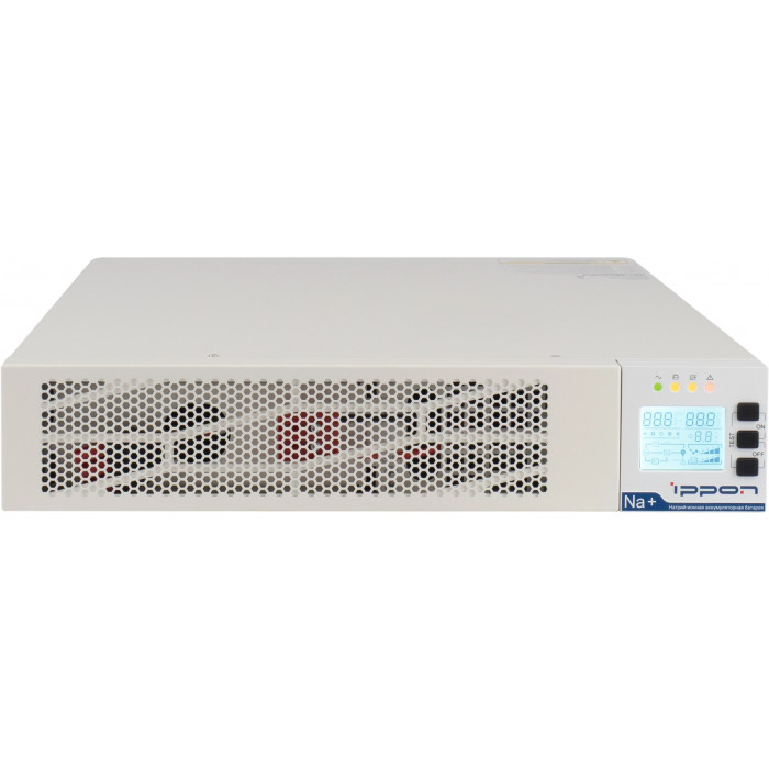 ИБП Ippon Na+ RTA 3000 3000W/Rack online/батарея 12V 4,8Ah*6/USB-B /RS-232/EPO/8 IEC/ЖК-дисплей/поддержка SNMP/Белый<br>333776