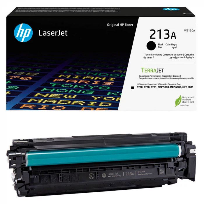 Картридж лазерный HP W2130A 213A Black LaserJet Toner, на 3500 страниц<br>313951