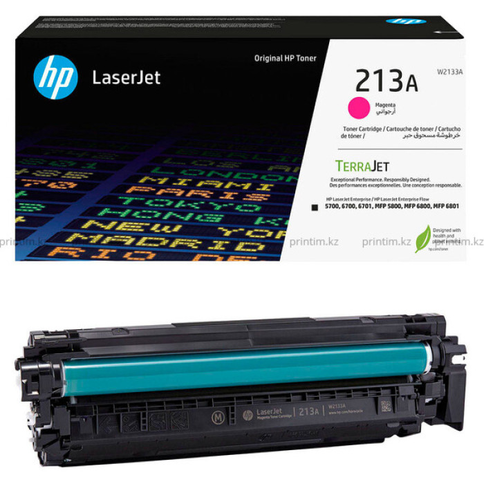 Картридж лазерный HP W2133A 213A Magenta LaserJet Toner, на 3000 страниц<br>313954