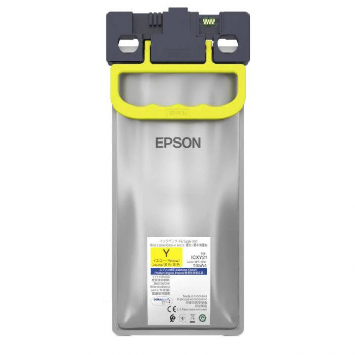 Контейнер Epson C13T05A40N, с желтыми чернилами, ресурсом 20 000 стр., WORKFORCE PRO WF-C87XR YELLOW XL INK SUP<br>308238
