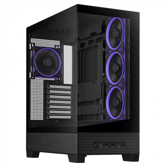 Корпус для ПК ASUS A31 PLUS TG ARGB Panoramic Design Case, BTF Support, BLACK<br>330207