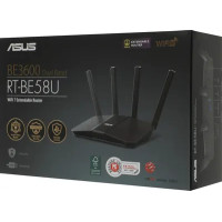 Маршрутизатор ASUS RT-BE58U BE3600,Wi-Fi 7,2GHz quad-core CPU,2.5G RJ45 WAN,Smart AiMesh,4K-QAM,RJ45 Gb LANx4,USB3.1<br>320404