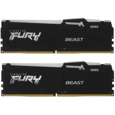 Набор модулей памяти Kingston Beast Black RGB 32 ГБ, DDR 5, 6400 МГц, 1.4 В, CL32, KF564C32BBEAK2-32