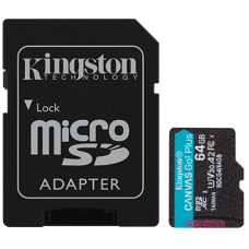 Карта памяти MicroSD 64GB Class 10 U3 Kingston SDCG4/64GB<br>Карта памяти Kingston Canvas Go! Plus microSD со скоростью чтения до 200 МБ/с1 создана для любителей приключений и мобильных геймеров для плавной записи 4K UHD и быстрой работы приложений. Соотв