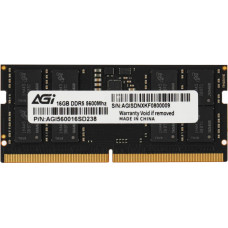 ОЗУ AGI SODIMM 16Gb DDR5, 5600MT/s, CL40, 1.1v, AGI560016SD238-ST<br>327125
