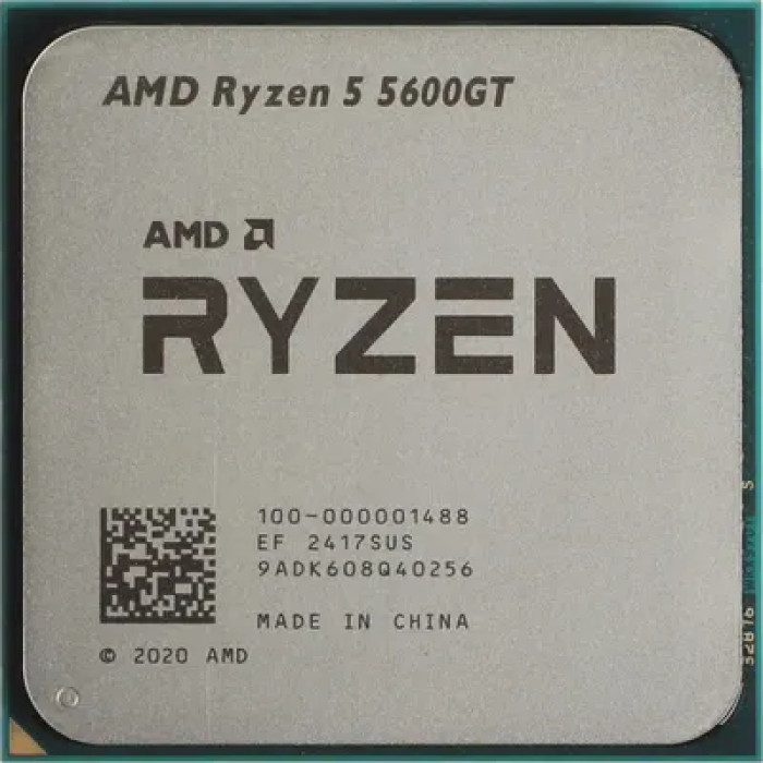 Процессор AMD Ryzen 5 5600GT, AM4, 6C/12T, 3.6GHz base, 4.6GHz Turbo, L3 16Mb, 100-000001488, Tray<br>330308