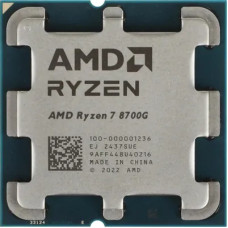 Процессор AMD Ryzen 7 8700G, AM5, 8C/16T, 4.2GHz base, 5.2GHz Turbo, L3 16Mb, AMD Radeon 780M, 100-000001236, Tray<br>332791