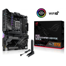 Сист.плата ASUS ROG CROSSHAIR X870E APEX, X870E, AM5, 2xDDR5, 2xPCI-E x16, PCI-E x1, 5xM2, SATA, 2xUSB4, Wi-Fi 7, BOX<br>328914