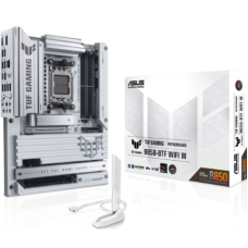 Сист.плата ASUS TUF GAMING B850-BTF WIFI W, B650, AM5, 4xDDR5, 2xPCI-E x16, PCI-Ex1, M2, SATA,HDMI,DP, WIFI7, WHITE, BOX