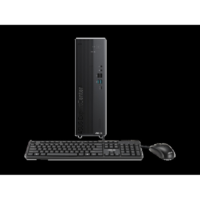 Системный блок ASUS D701SER-3141000050/BLACK/8.6L/I3-14100/8G/256G M.2 PCIE/Wi-Fi6E+BT5.4/dTPM/180W /USB KB amp; M/DOS/1yw