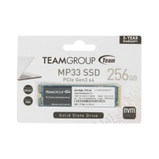 SSD-накопитель Team Group MP33 256Gb, M.2, NVMe 1.3, 1600/1000 MB/s, TM8FP6256G0C101 254089