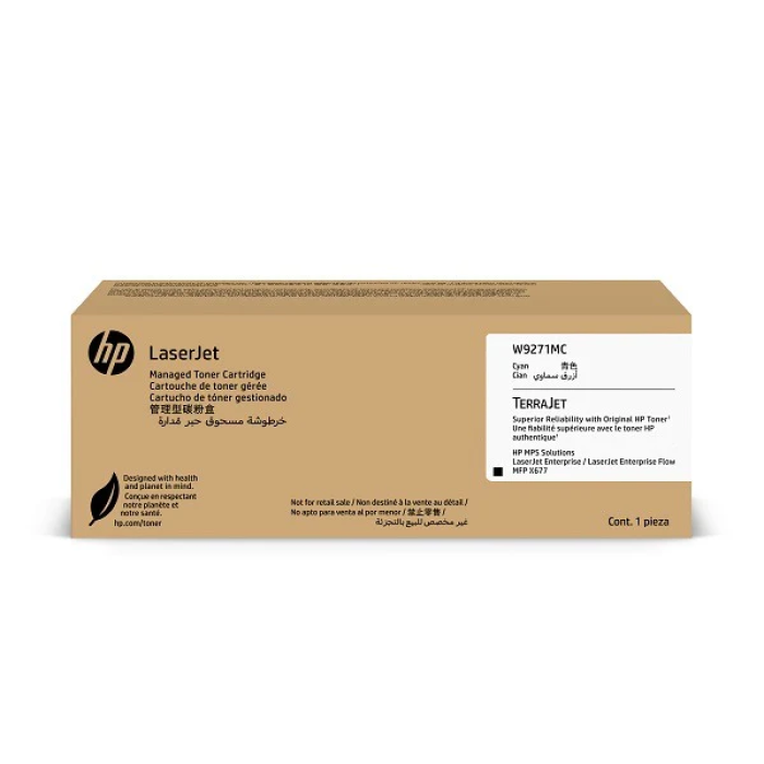 Картридж HP Europe/X677z Cyan Managed Original LaserJet Toner Cartridge/Лазерный/Голубой<br>243688