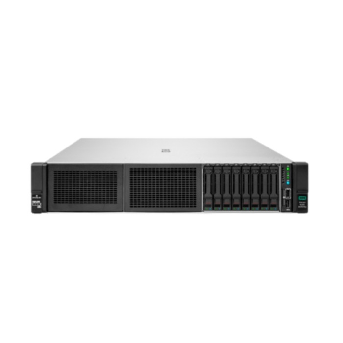 Сервер HPE/DL345 Gen11/1/EPYC/9124 (16C/32T 64Mb)/3 GHz/2x32Gb/MR416i/8SFF/2x480 Gb SSD RI/4x1GbE/2x1000W Titanium<br>249906