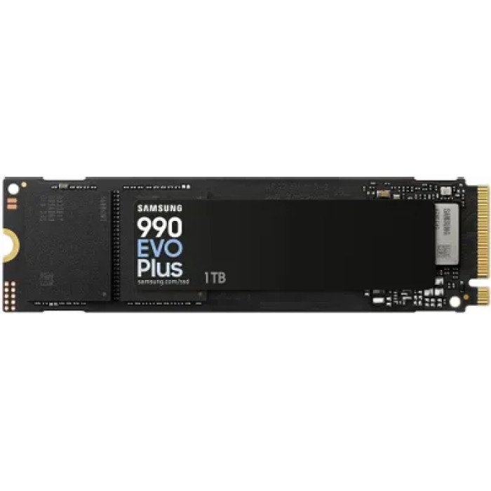 Твердотельный накопитель SSD Samsung 990 EVO PLUS MZ-V9S1T0BW, 1TB, M.2 PCIe 4.0 x4 /5.0 x2 NVMe, 7250/6300 Мб/с<br>328361