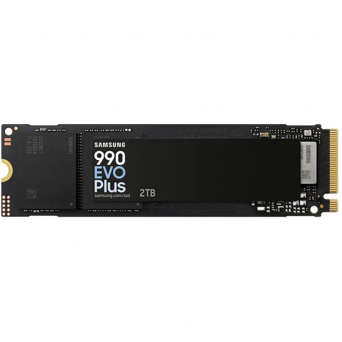 Твердотельный накопитель SSD Samsung 990 EVO PLUS MZ-V9S2T0BW, 2TB, M.2 PCIe 4.0 x4 /5.0 x2 NVMe, 7250/6300 Мб/с<br>328360