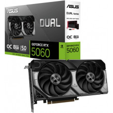Видеокарта ASUS DUAL-RTX5060-O8G, 8Gb GDDR7 OC Edition, 128bit, HDMI, DP, BOX<br>330470