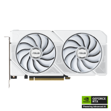 Видеокарта ASUS DUAL-RTX5060TI-O16G-WHITE, 16Gb GDDR7, 128 Bit, 4608 CUDA, HDMI, DP, WHITE, BOX