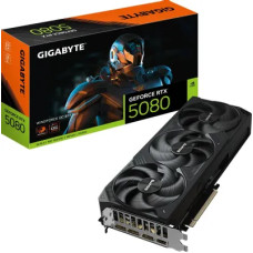 Видеокарта Gigabyte GV-N5080WF3OC-16GD, GeForce RTX 5080 WINDFORCE OC, 16Gb GDDR7, 256Bit, DP, HDMI, BOX<br>326842