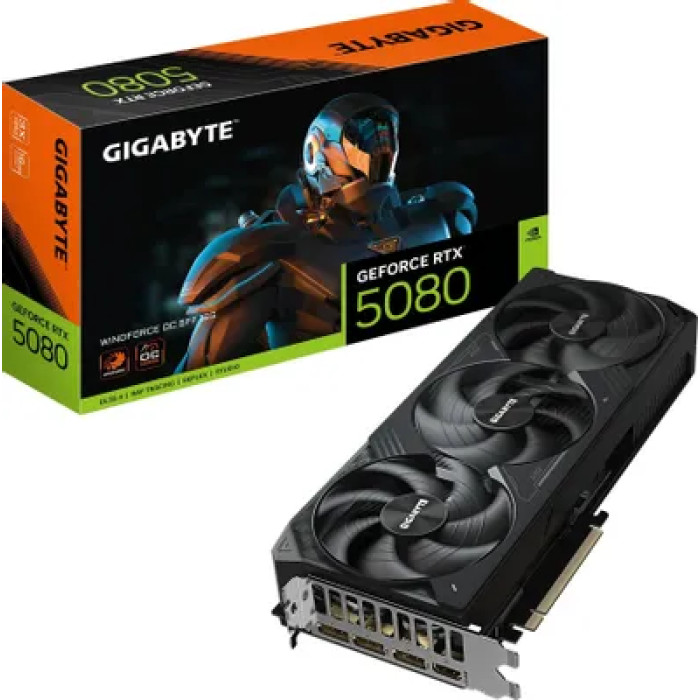 GIGABYTE RTX 5080 Windforce OC SFF GV-N5080WF3OC-16GD 16 Гб