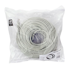 Патч-корд UTP Cablexpert, кат. 5e, 50м, серый<br>Тип: UTP
Категория: 5E
Разъёмы: RJ-45 (8p8c)
Диаметр проводника: 26AWG
Материал проводника: медь
Материал оболочки: ПВХ
Цвет: серый
Длина: 50 м