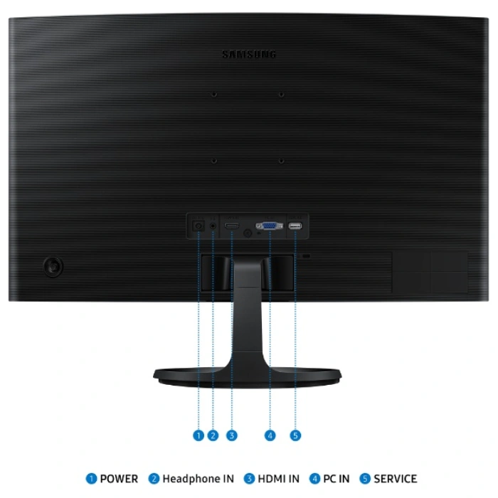 24" Samsung LS24D364GAIXCI черный