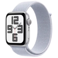 Apple Watch SE GPS Gen.2 2024 44 мм серебристый-голубой
