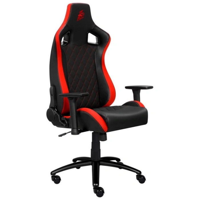 Игровое кресло 1STPLAYER DK1 , черный, красный