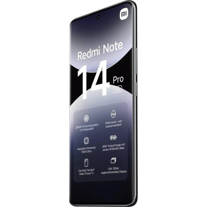 Xiaomi Redmi Note 14 Pro 5G 12 ГБ/512 ГБ черный
