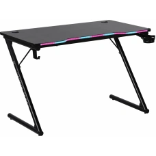 Стол компьютерный, игровой Defender Ferox RGB,110х60x73 см, черный