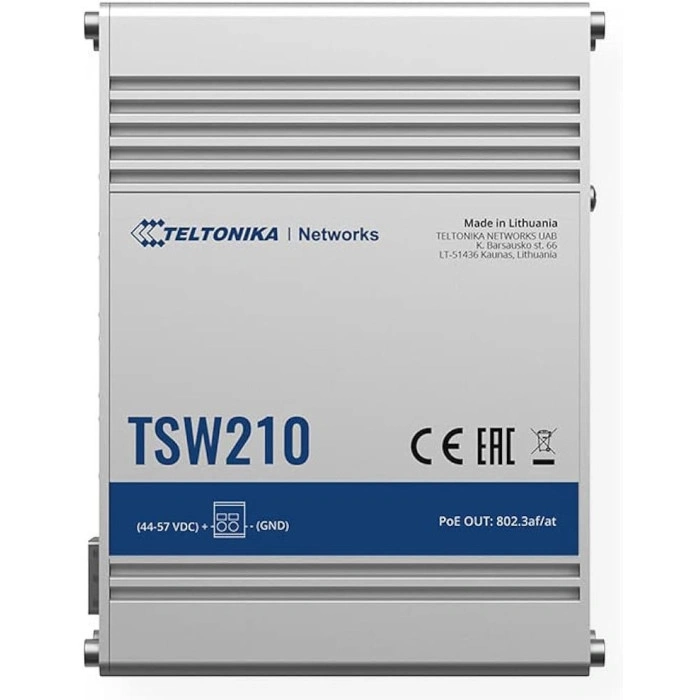 Коммутатор Teltonika TSW210 Unmanaged Industrial (TSW210000000)