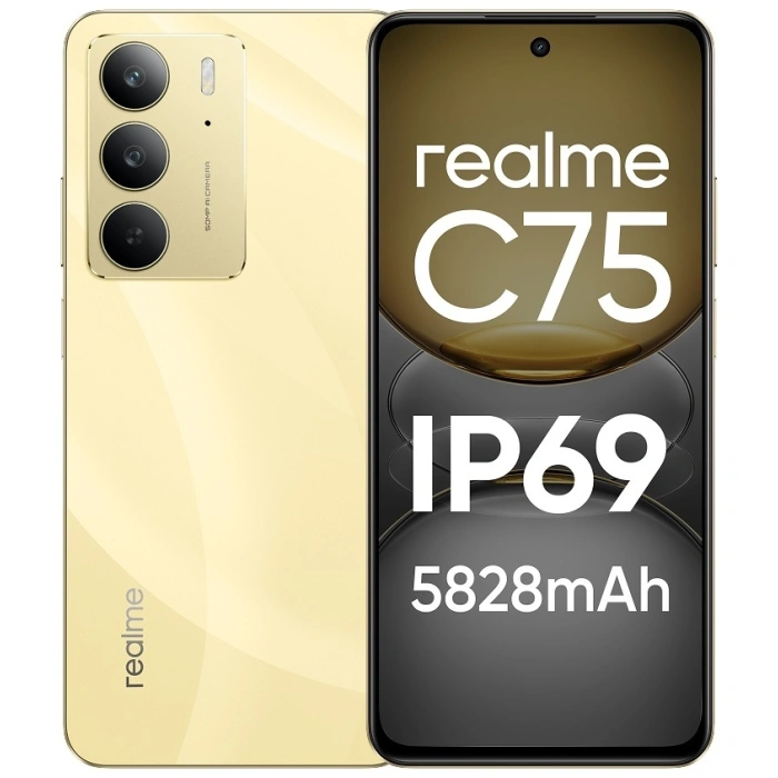 Realme C75 8 ГБ/128 ГБ золотистый
