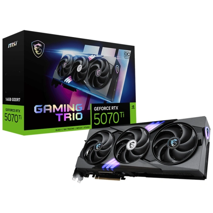 MSI GeForce RTX 5070Ti 16G GAMING TRIO OC PLUS 16 Гб