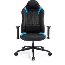 Игровое кресло AeroCool CROWN Smart Racer Blue, черный, голубой