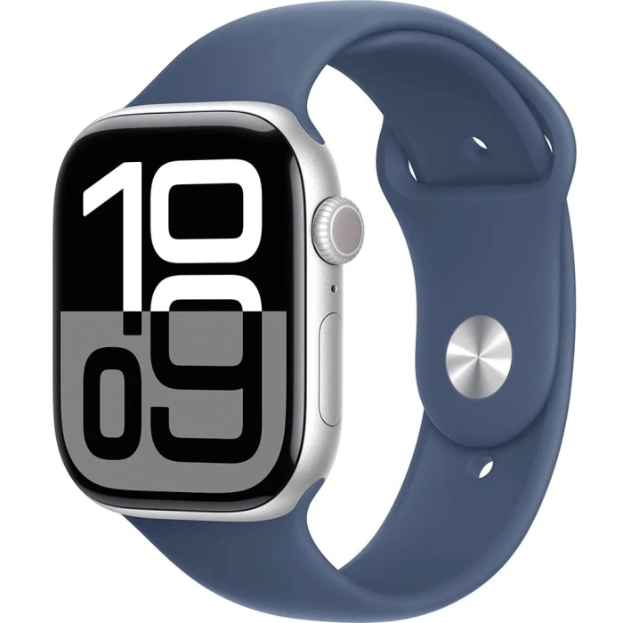 Apple Watch Series 10 M/L 46 мм серебристый-синий
