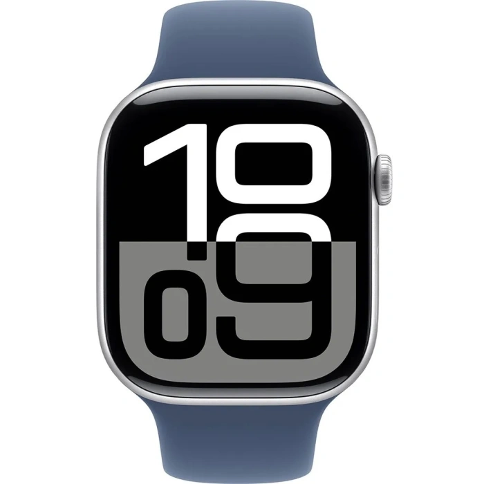 Apple Watch Series 10 M/L 46 мм серебристый-синий