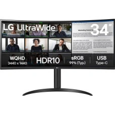 34" LG 34WR55QK-B.ARUZ черный