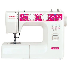 Janome 1543 белый, красный