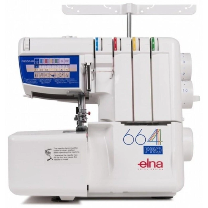 Оверлок Elna 664 Pro белый, синий