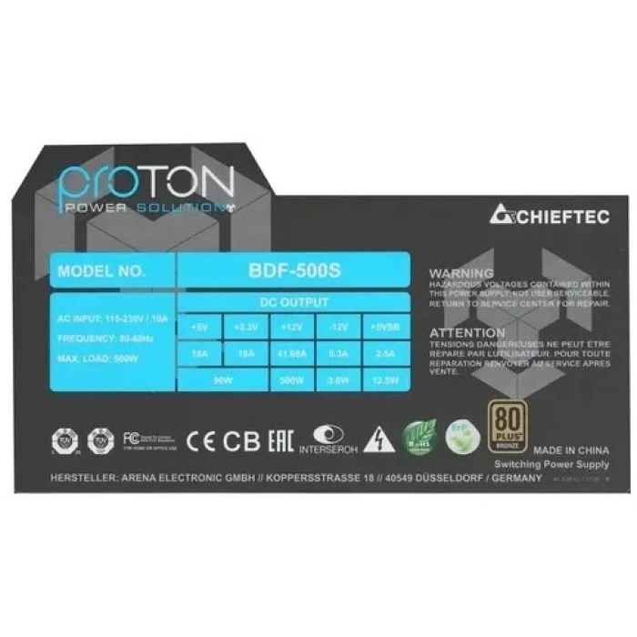Chieftec Proton BDF-500S 500 Вт