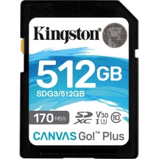 Kingston Canvas Go Plus SDG3/512GB 512 Гб
