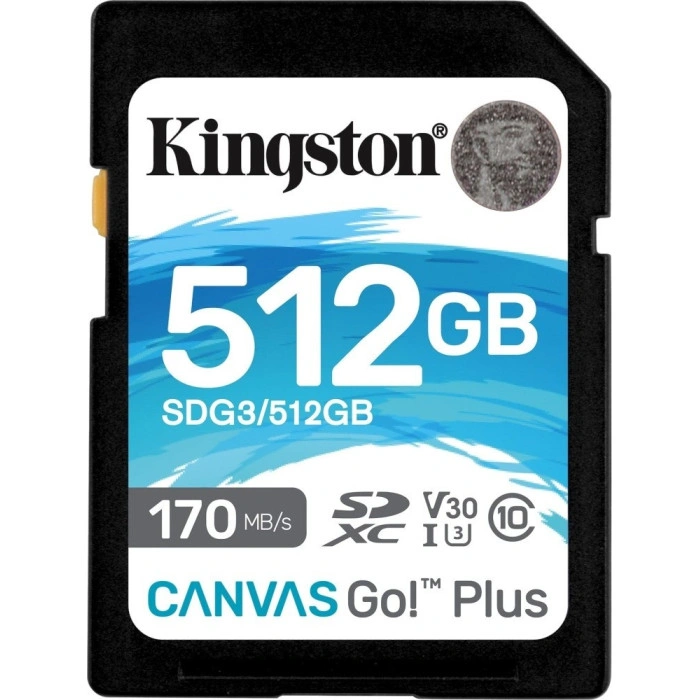 Kingston Canvas Go Plus SDG3/512GB 512 Гб