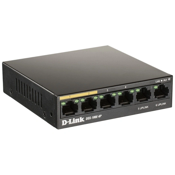 коммутатор D-link DSS-100E-6P/A1A